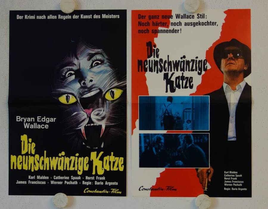 Die neunschwänzige Katze originale deutsche Kleinplakate (2)